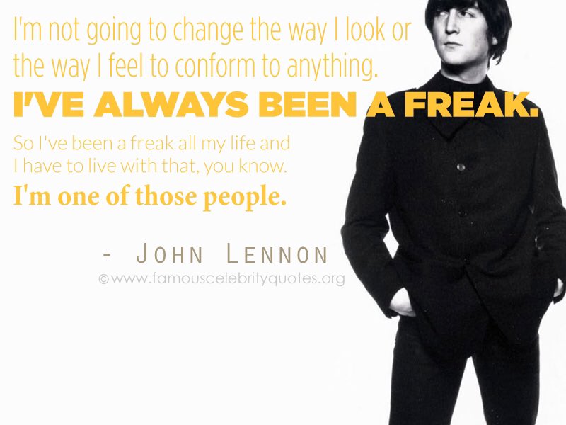 Happy birthday to one of our biggest influences, John Lennon. 