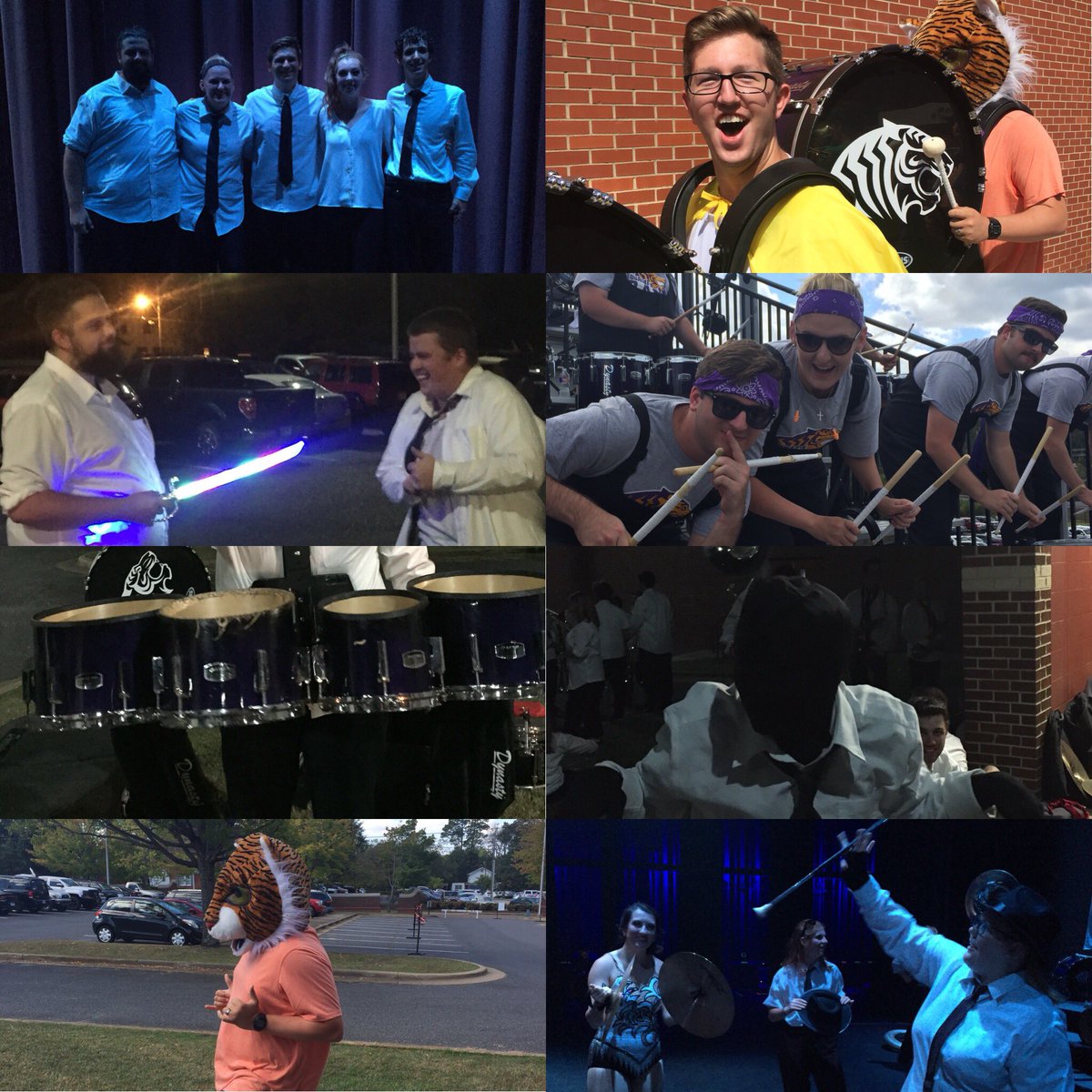 Homecoming week: Fun with swords, tiger heads, in the stands, and seniors at their final Tunes! <a href="/Ouachita/">Ouachita Baptist University</a> <a href="/OBUBand/">OBU Band</a>