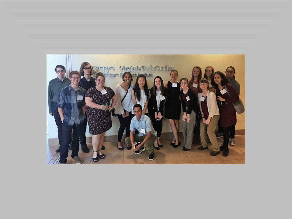 mikejfriedlan's tweet photo. Curie and DaVinci living learning communities visiting the VTCRI.  Superb students, some of whom won VTCRI NeuroSURF fellowhips last summer. https://t.co/eLTd7VMpmW