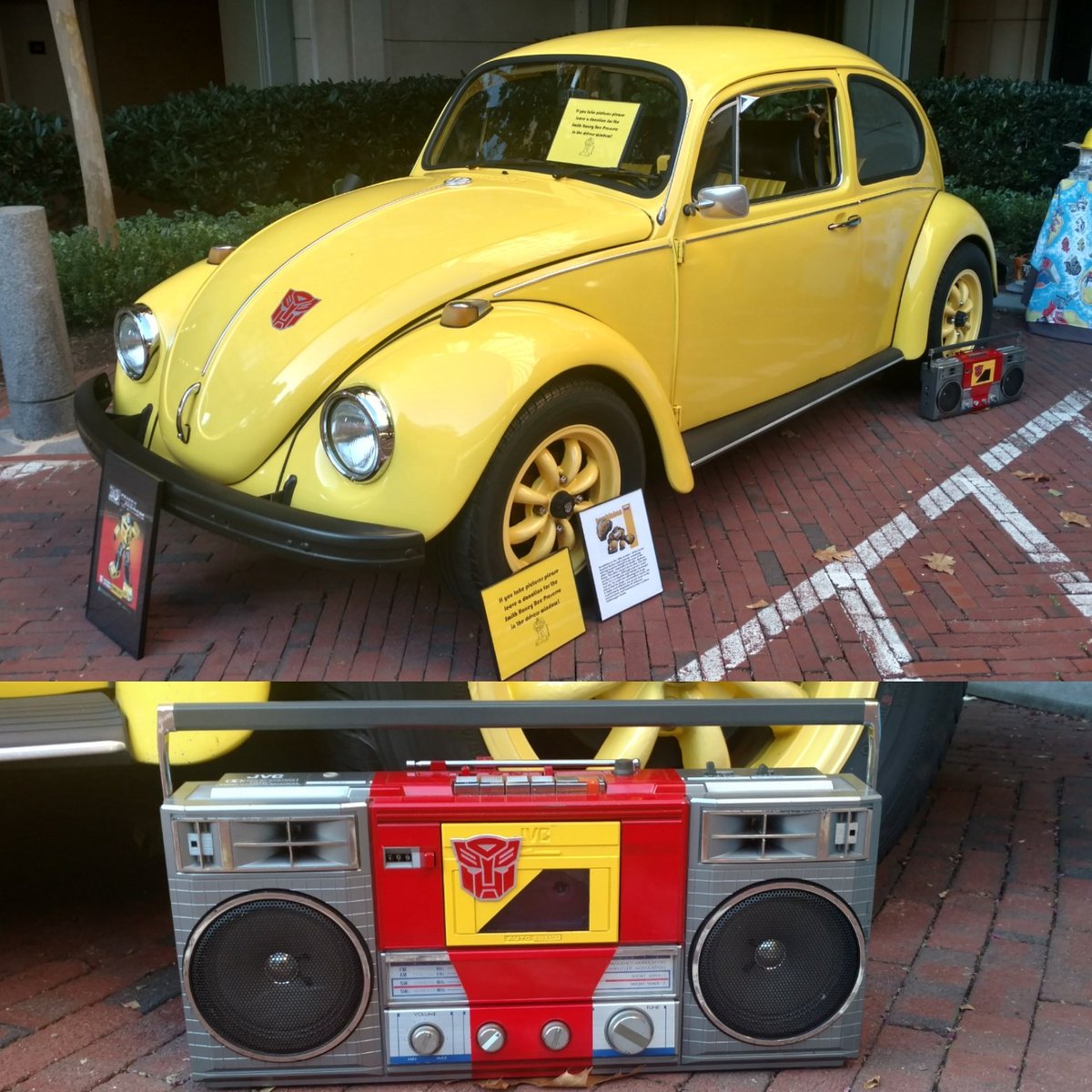 GrimwaveToyz's tweet photo. Bumblebee! #tfcon2017 https://t.co/cZ5soYeMH9