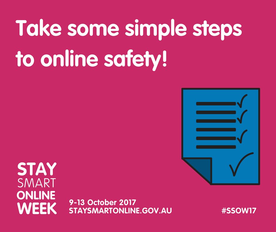ThinkUKnow_Aus's tweet photo. ThinkUKnow is a proud supporter of Stay Smart Online Week! Visit https://t.co/LLGEBzlt4C #SSOW17 #StaySmartOnline https://t.co/viF47IL3G7