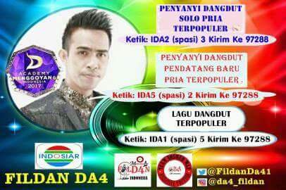 Jangan lewatkan!!!
Penghargaan bergengsi IDA
Tinggal menghitung hr
Yuk berpartisipasi
Dukung <a href="/FildanDa41/">Fildan Da4</a> agar menang
Krm SMS sebanyak2x ya..