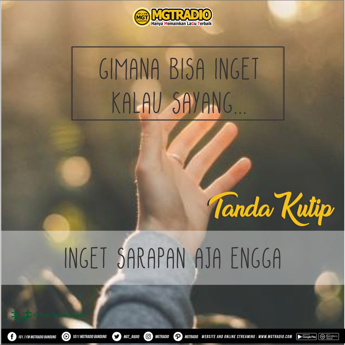 1011fm Mgtradio Selamat Pagi Jangan Lupa Sarapan Ya