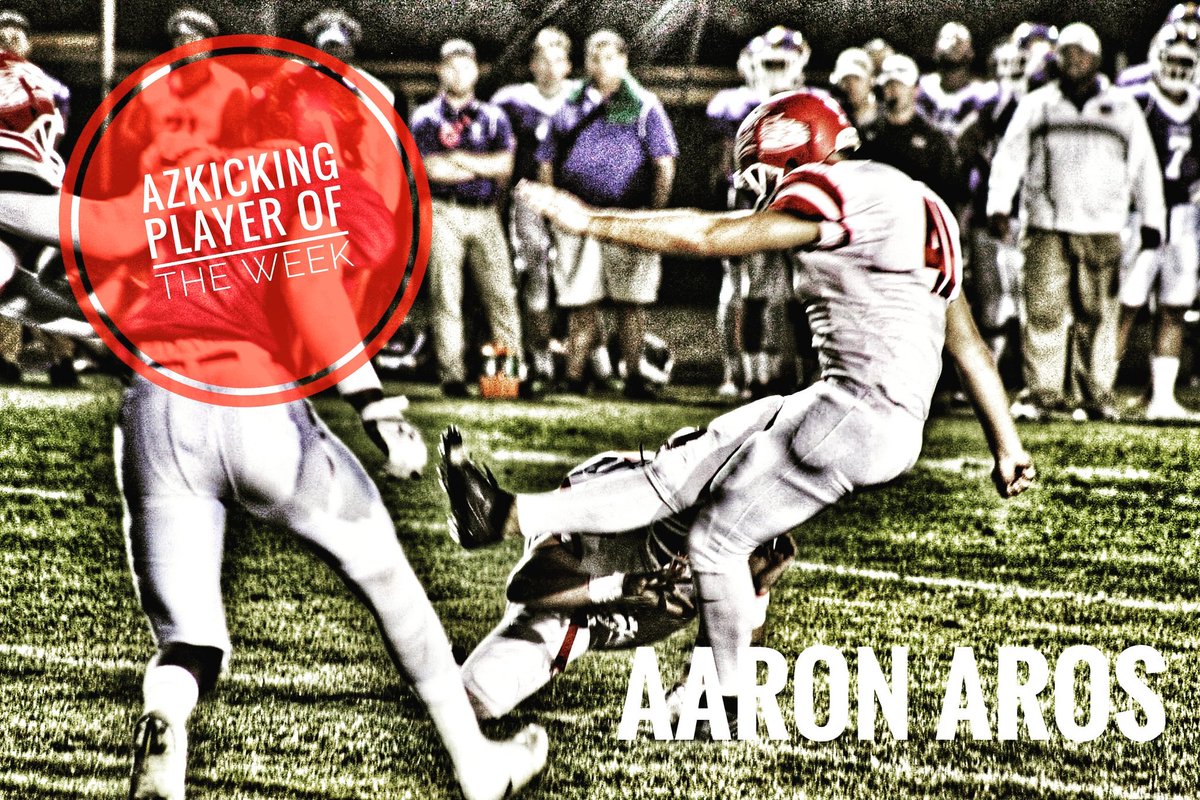 AZKICKING PLAYER OF THE WEEK @aaron_aros