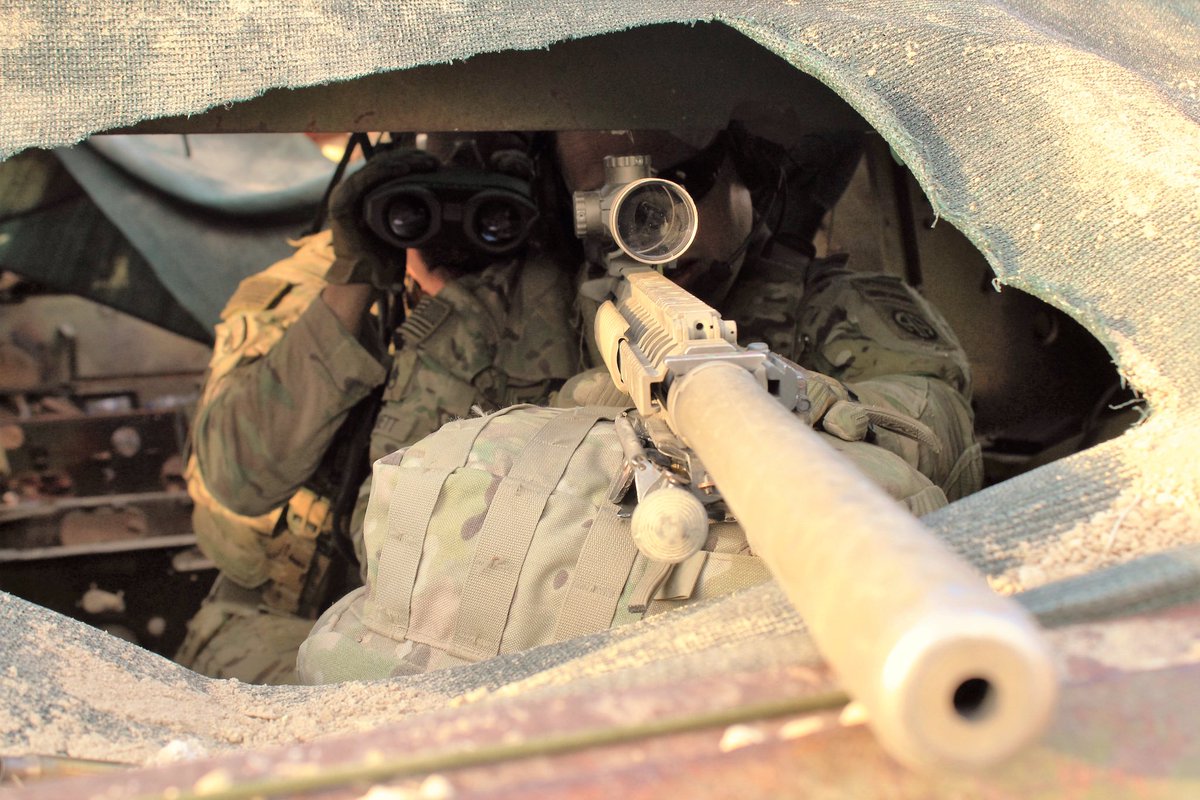 373cav's tweet image. Sniper Team of Devil Recon in a hide site during LFX! #devilrecon #aatw