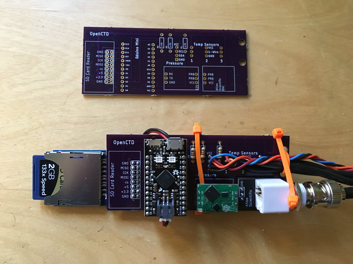 DAngeloKevin's tweet photo. Made a PCB to organize #OpenCTD #HackTheOcean @oshpark
https://t.co/Psj2xHO0VC https://t.co/sEVrXr5PWZ
