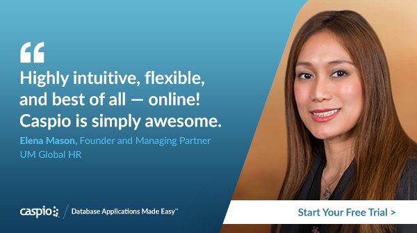 Caspio's tweet image. Create and customize applications to fit your unique business needs with Caspio. Get started for free! casp.io/2wJBb0h #WhyCode?