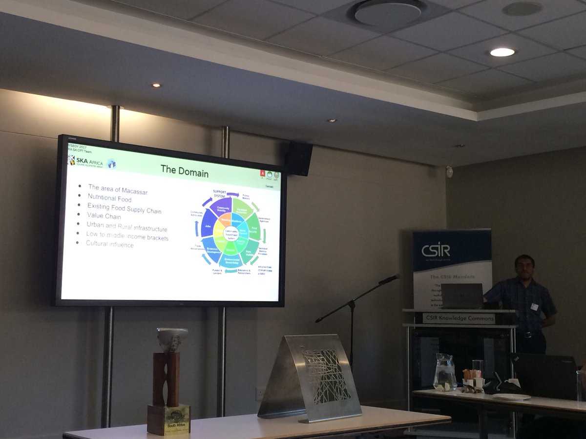 smalherbe's tweet photo. Second day of #GYSEOY Challenge 2017 final review prior to #INCOSESA conference. SKA SA Cape Town team is up first https://t.co/BJno9zMgpr