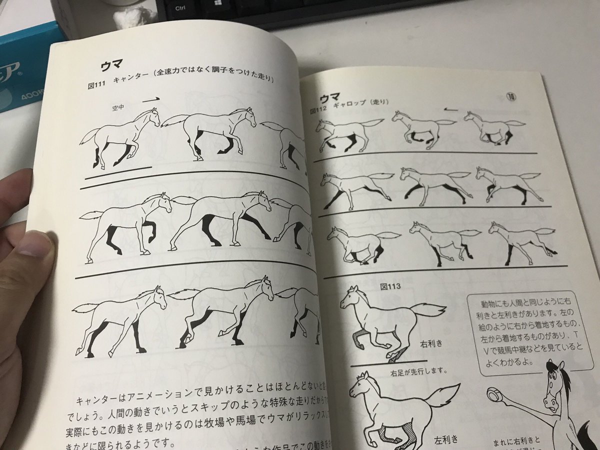 ジョらえもん Jora そうそう 手塚治虫といえば わしはこういうアニメーションの本を所有していたりするんですが これすごい本なんですよ アニメの基本的な描き方が載っているのもそうなんですが なによりも動物のアニメ作画がわんさか乗ってる 馬