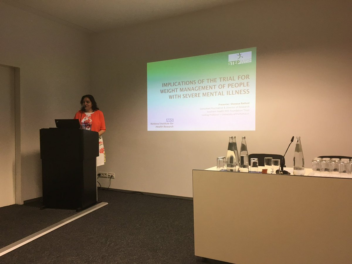 RichardIGHolt's tweet photo. Prof Shanaya Rathod presenting the implications of @STEPWISE_Trial at @wpc https://t.co/5maAeCsg8T