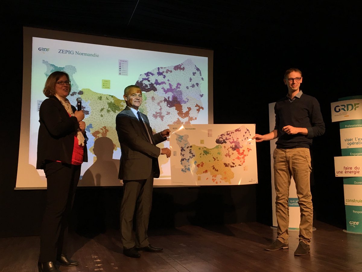 AI Normandie Vallée de Seine :10 sites, 11 Zepig, 110 collaborateurs, 337000 clients, 400 communes #GRDF2018onavance
