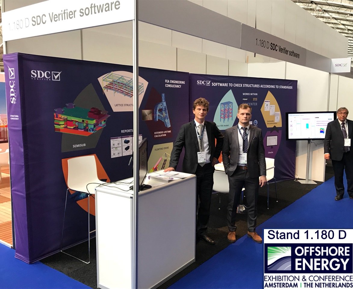 SDCVerifiercom's tweet photo. Don't miss the chance to find out how #SDCVerifier can help you to check your structures against standards at #OffshoreEnergy17 https://t.co/1VNXKuXj0H