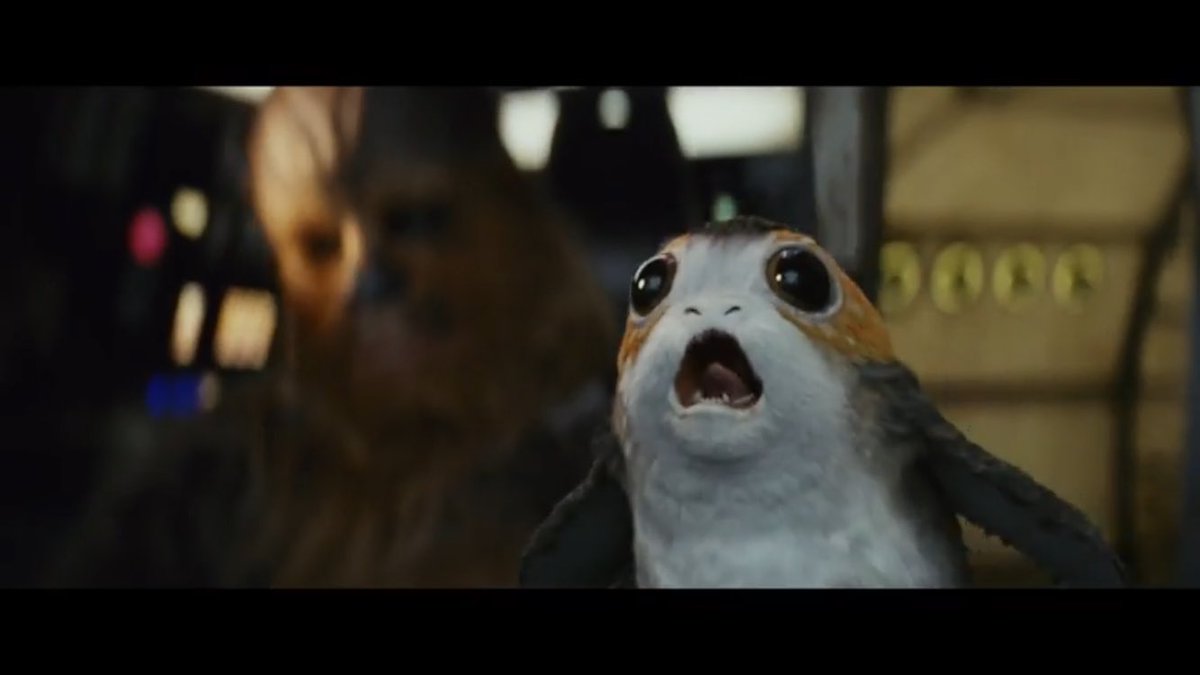 ComanderSlander's tweet photo. I know I ain't about to turn a blind eye &amp; not ask: HOW TF did Glaceon &amp; Emolga from #Pokémon end up in the new #StarWars trailer?? https://t.co/GwuZ4sBuij