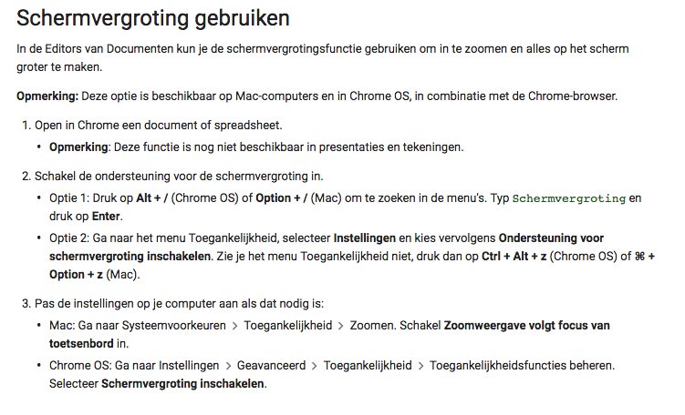 Google Docs &amp; Sheets: Leer hoe je in kan zoomen. Lees meer → oal.lu/exDxN  @gsuite