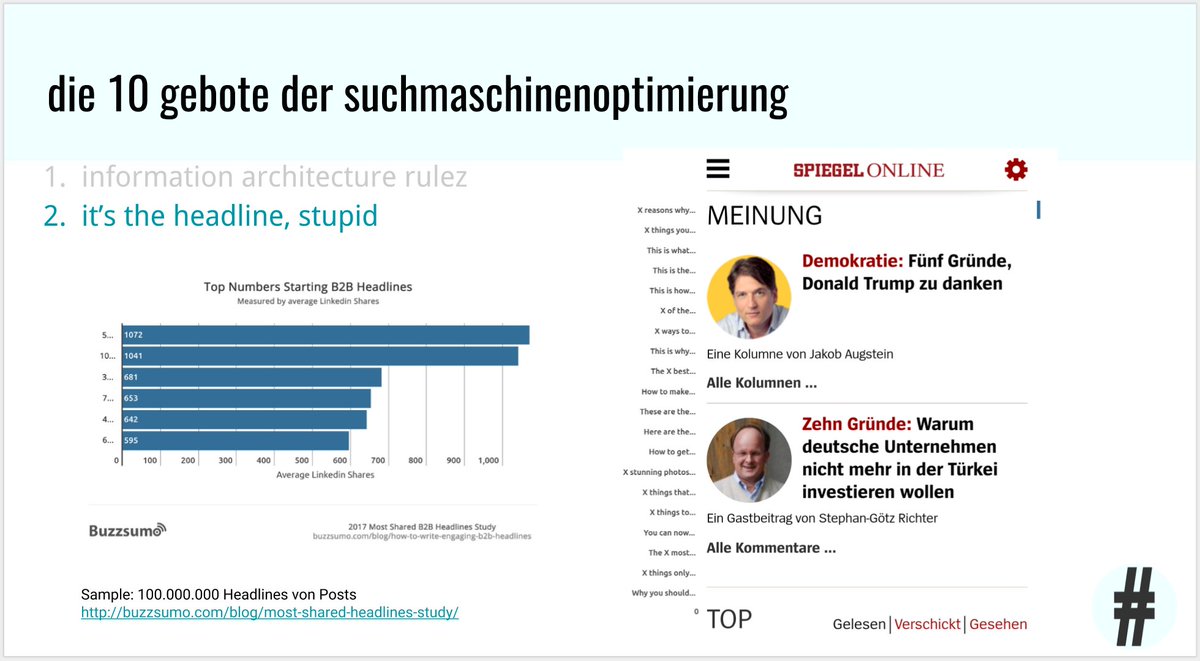 zielniok's tweet photo. #bcber Meine Slides zu der ersten Session #seo 4 #WordPress @barcampberlin jetzt online unter https://t.co/2WEq3Ta9yz 📸 https://t.co/9G5xCS3yNW
