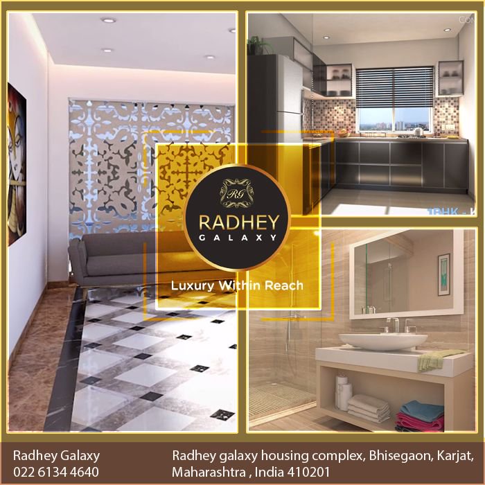 fromRadheyGroup's tweet photo. 100 Steps From Karjat Station. Premium 1, 2 BHK Flats Starting From 20.4Lacs*.
RERA Registration Number: P52000004479 https://t.co/pgFdCLBS3d