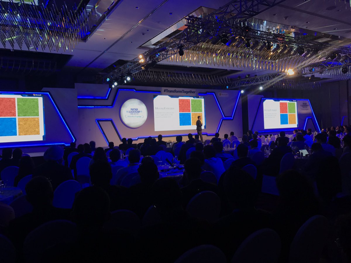 saalur's tweet photo. Anant Maheshwari, President #Microsoft #India kicking off #PartnerLeadershipConclave #TransformTogether #Mumbai https://t.co/H0Fp3IBsZF
