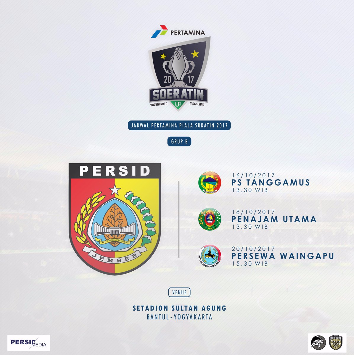 Berikut jadwalnya. Mohon doa dn dukunyanya semoga macan muda ini bisa meraih hasil maksimal dan dapat meraih tujuan utama yaitu JUARA!