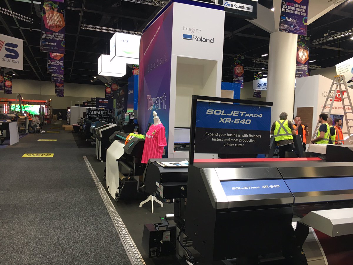 Stand G6 almost all set up at Visual Impact, ready for doors to open 10am tomorrow! #inspiration #VISYD17