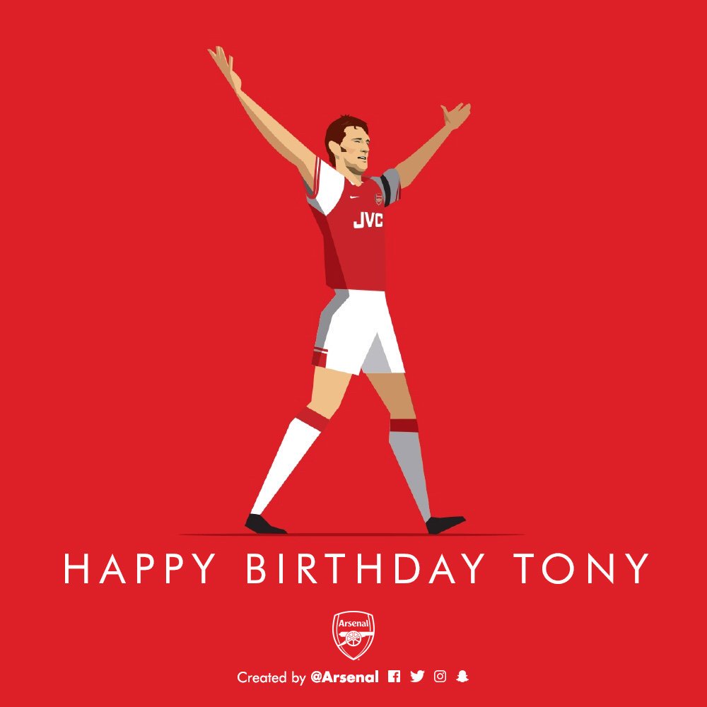 On behalf of Indonesian Gooners, Happy 51st Birthday to our one & only Mr Arsenal, Tony Adams! 