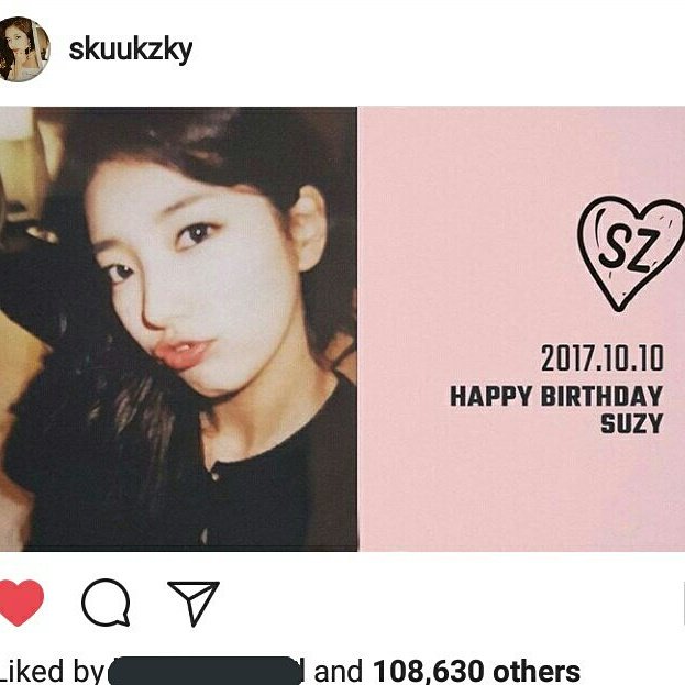 Happy birthday dearest Queen stay beautiful in and out love you Bae Suzy   