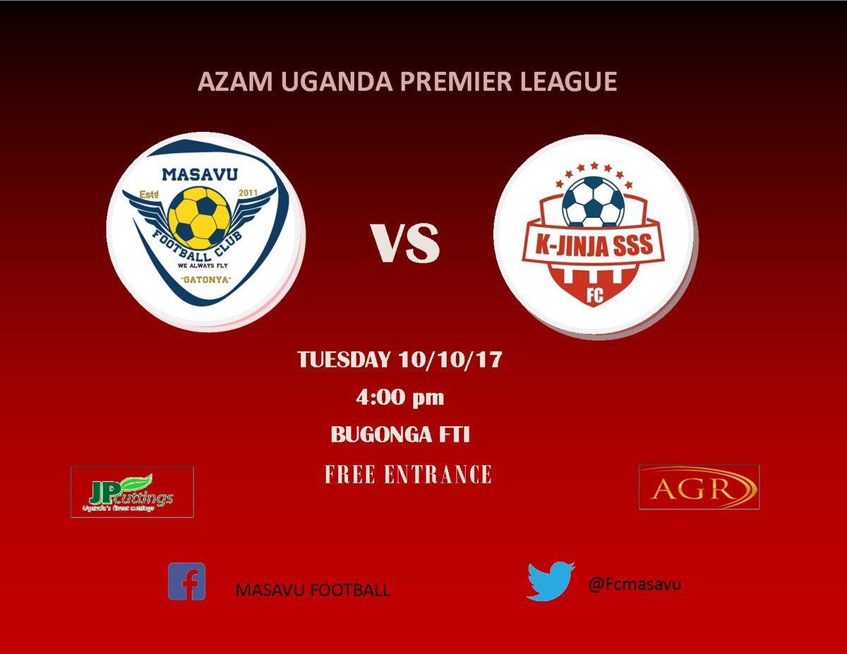 Jahsontibbs's tweet photo. Newly promoted @FcMasavu hosts Jinja based club @K_JSSFC at bugonga #UPPLive RT @SwiftSports6 @RugyendoQuotes @kawowosports #EndibaYaffe 💪💪💪 https://t.co/pjgyIGKaJ3