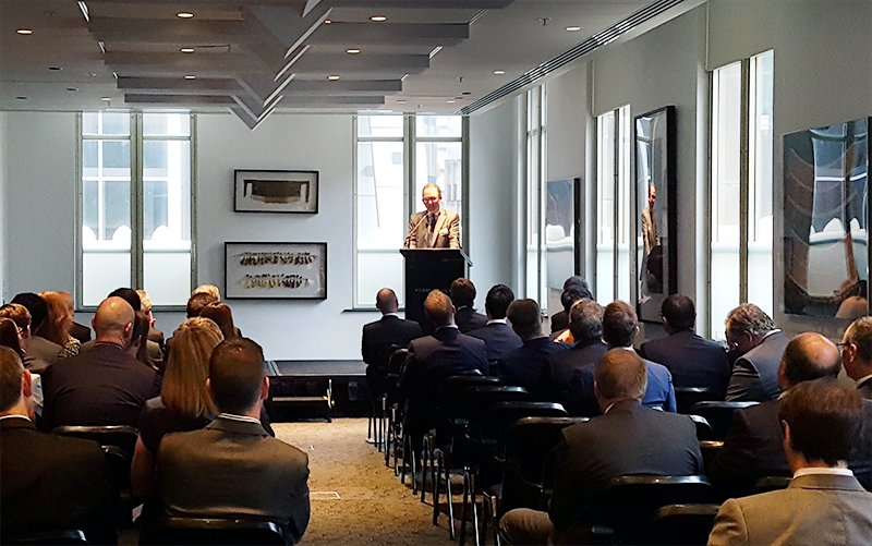 This morning we hosted a breakfast to coincide with the International Bar Association's Annual Conference. Alister Henskens SC MP, Member for Ku-ring-gai in the Legislative Assembly of the NSW Parliament, was our keynote speaker for the event. <a href="/AlisterHenskens/">Alister Henskens</a>