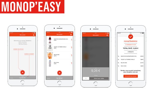 ArnaultChatel's tweet photo. #mobile Monop'easy l'application de @Monoprix pour éviter la caisse https://t.co/mGoIiGVz4i https://t.co/fRzl3BriWr