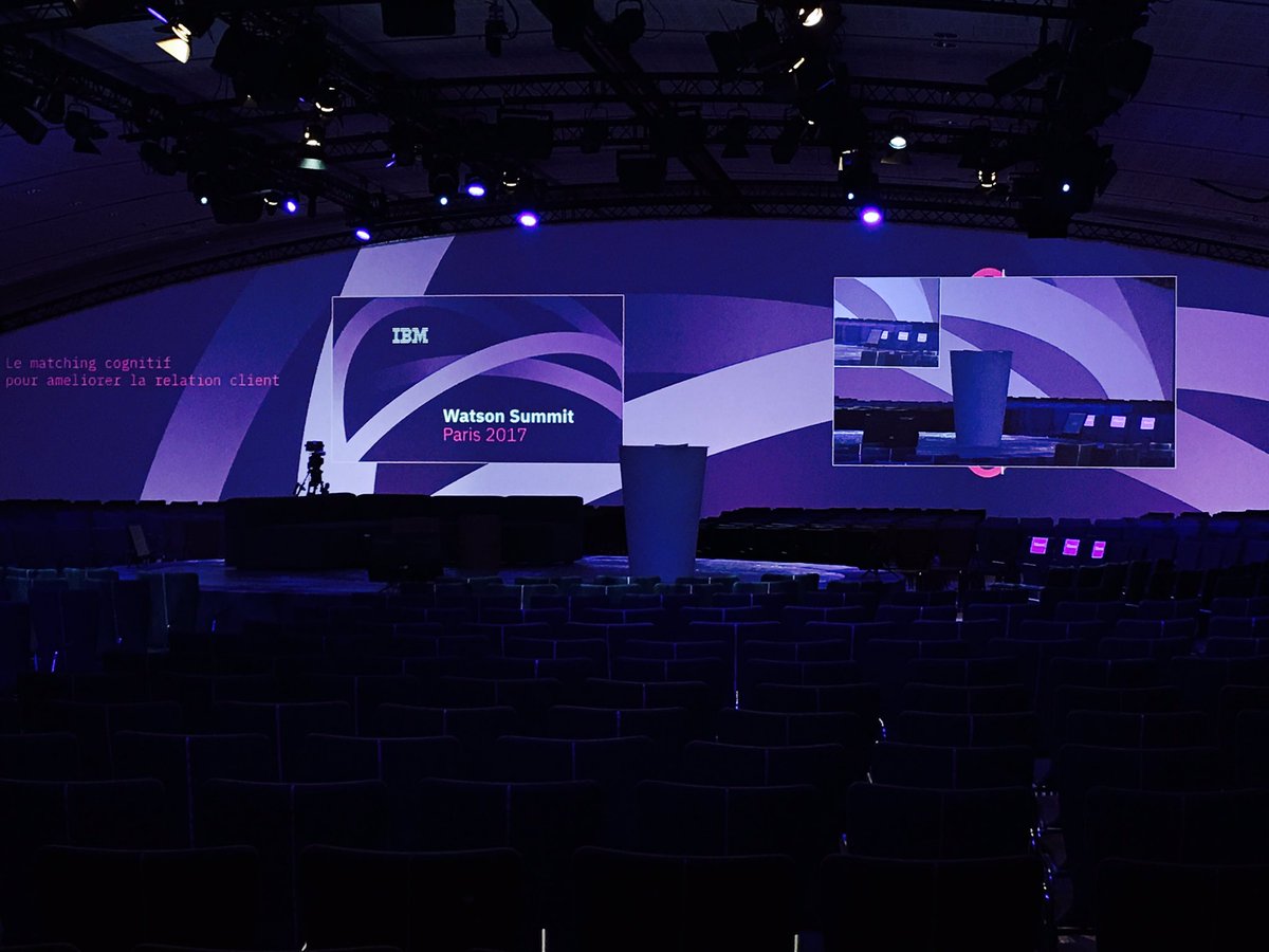 C'est le jour J ! Le #WatsonSummitFR de <a href="/IBM_France/">IBM France</a> ouvre ses portes dans 1h 🤗🤗🤗