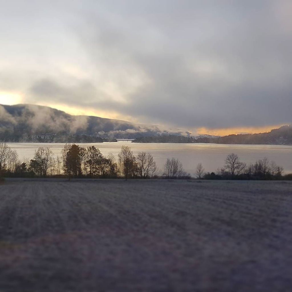 Delia_Tee's tweet photo. good morning #norway Yet another awesome view seen on the train commute. https://t.co/xYRYpFnV3s https://t.co/yCZdJ7eftF