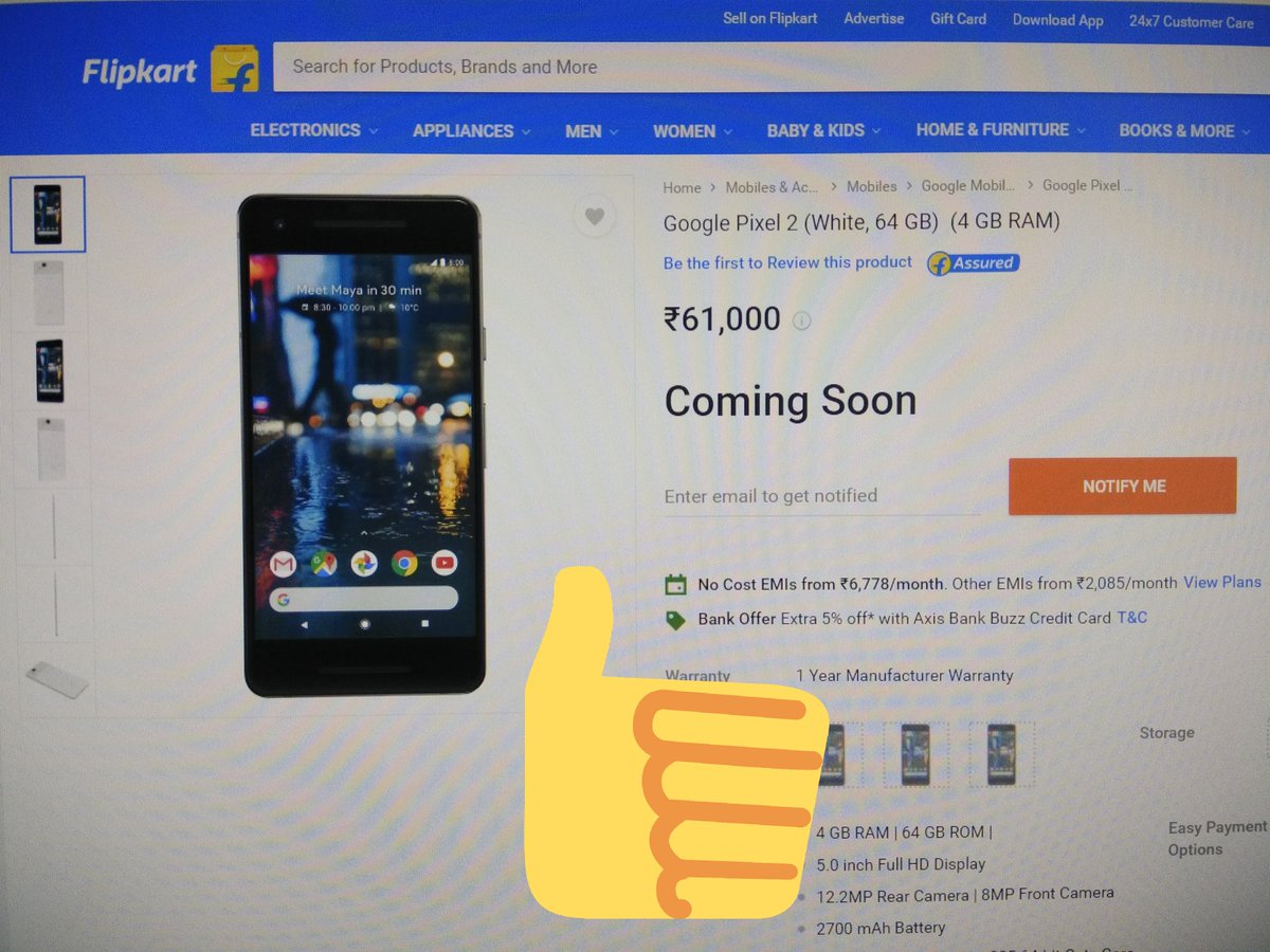 RbkExplain's tweet photo. Flagship device for all Android phones Google Pixel 2 starts from ₹61k in India
#googlepixel #android #flagshipdevice #Pixel2 https://t.co/go6sPOzgk1