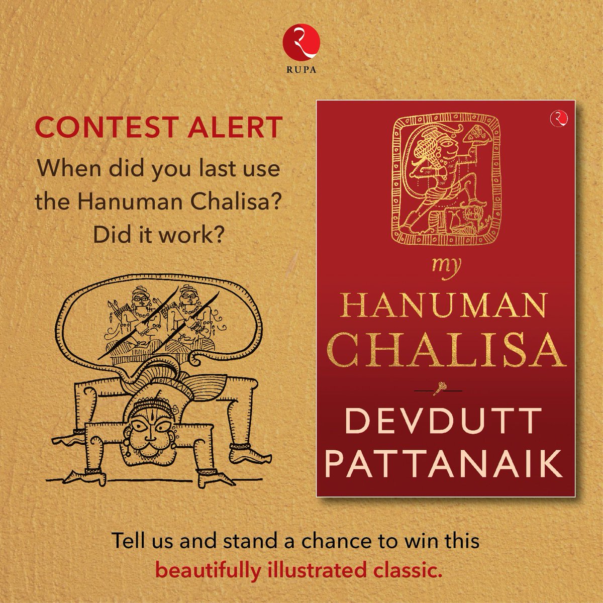 #ContestAlert Want to land this classic by <a href="/devduttmyth/">Devdutt Pattanaik</a>? Tell us about the last time you used the Hanuman Chalisa.
#TuesdaysWithHanuman