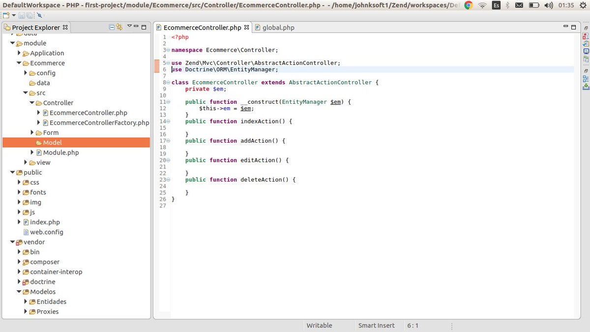 johnkespitia's tweet image. @ZendColombia @zfChannel  #zendFramework3 + #doctrine2 funcionando!! @elarcanista listos los modelos!!