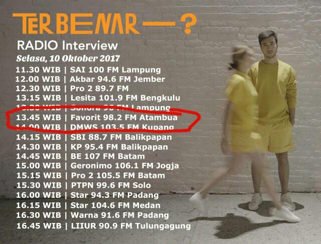 Live interview hari ini Bareng <a href="/vidialdiano/">VIDI</a>  ditemani <a href="/InaPenu/">Ina Penu</a>