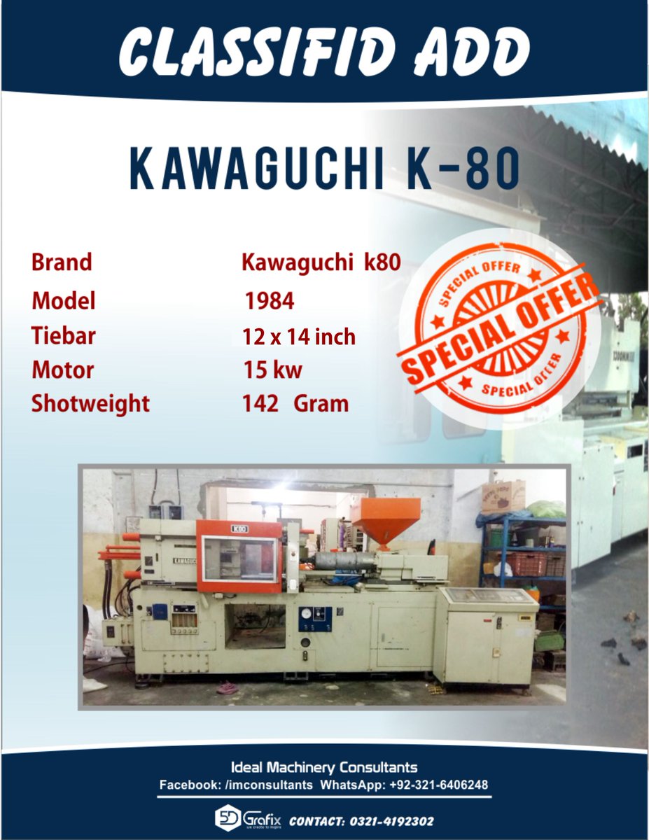 idealmachinry's tweet photo. kawaguchi k -08
#idealmachineryconsultants
#cncmachiningcenter
#cncturningcenter
More detail & information
Contact Us.. 0321-6406248 https://t.co/MmIcGMbxYV