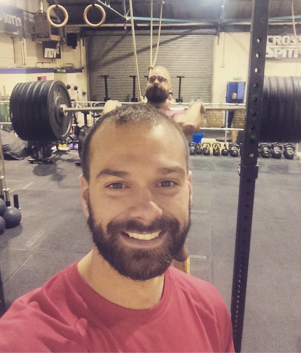 DannyFrench6's tweet photo. Starting the day off well with Scott. Well he is I'm just taking selfies. #crossfit #training #fitness #gym #henchnutrition @HenchNutrition https://t.co/whkfh1clf8
