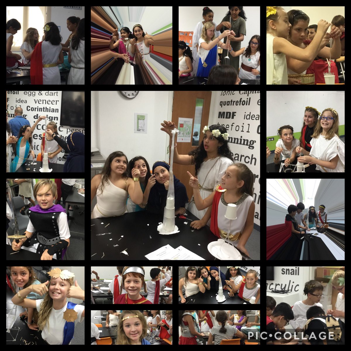BCADprephmns's tweet photo. @BCAbuDhabi Romans day - the year 6 classes are loving their aqueduct challenge! https://t.co/ooRI9vqEfW