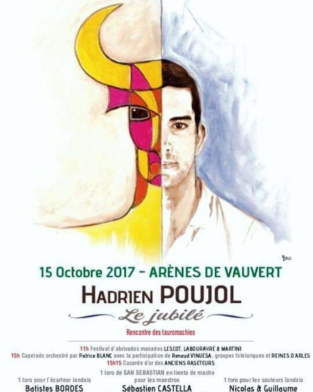 Dimanche à #Vauvert, des toros de <a href="/Ganaderia_Marge/">ganaderia Margé</a> et San Sebastian pour <a href="/infoCastella/">Castella Oficial</a>, <a href="/MSAVALLI13/">Mehdi Savalli</a> et <a href="/JeremyBanti/">banti jeremy</a> ! #TorosdeFrance