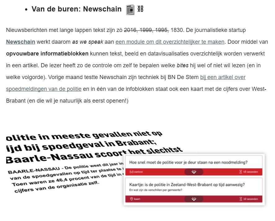 NewschainNL's tweet photo. We staan met @NewsChainNL in de LocalFocus-nieuwsbrief van @yordidam. #StartupGoals Zelf zien hoe LF in NC werkt?
 https://t.co/d1SE1vrhiv https://t.co/NrL8dp6yUA