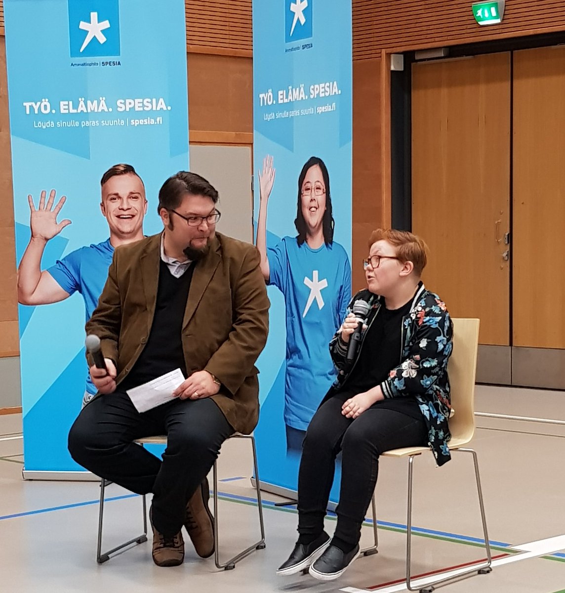 Validia_ao's tweet photo. Jade Sidorov työllistyi upeasti heti valmistumisen jälkeen #osaaviaonnistujia #ameofi #keskuspuisto #ammatillinenkoulutus https://t.co/naEyWlI3f9