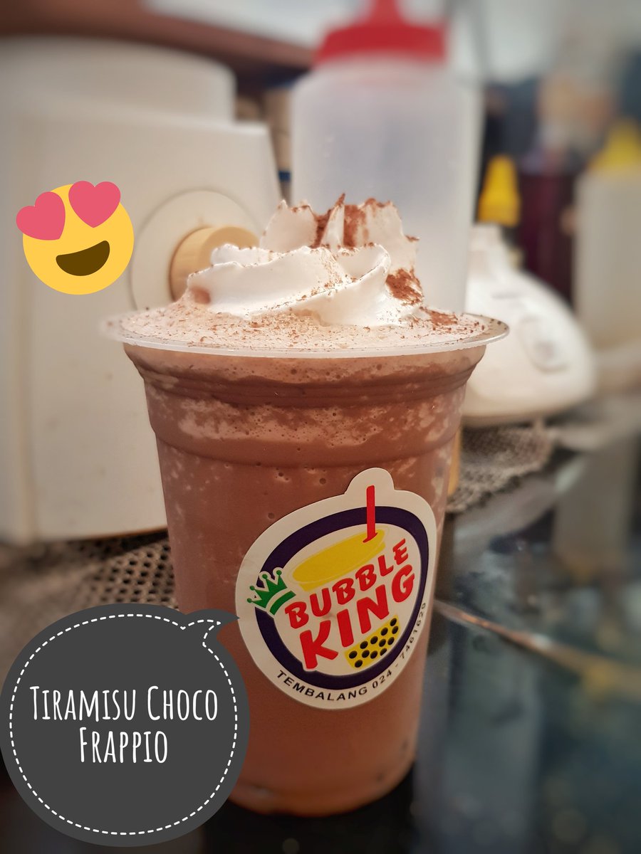 bubblekingsmg's tweet photo. Cari yg seger..??? Tiramisu Choco Frappio...di Bubble King https://t.co/xYJmMrvPFf