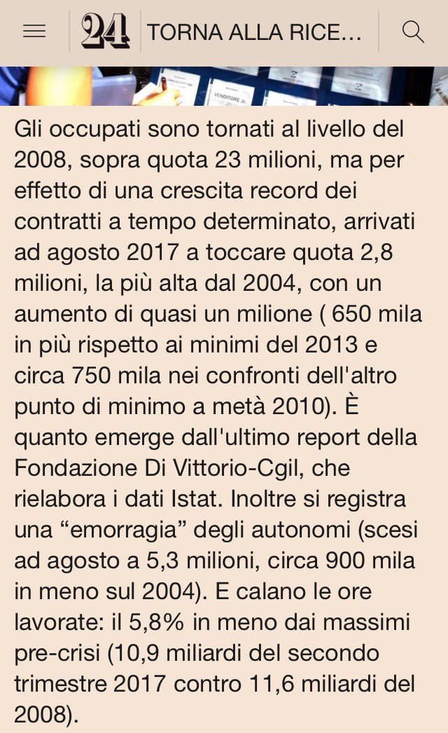 DadoLeonelli's tweet photo. Rielaborazione dati #Istat 2017: aumentano #contratti per lavoro dipendente, calano quelli per lavoro autonomo 
#DirLav2017 https://t.co/UJsFYda455
