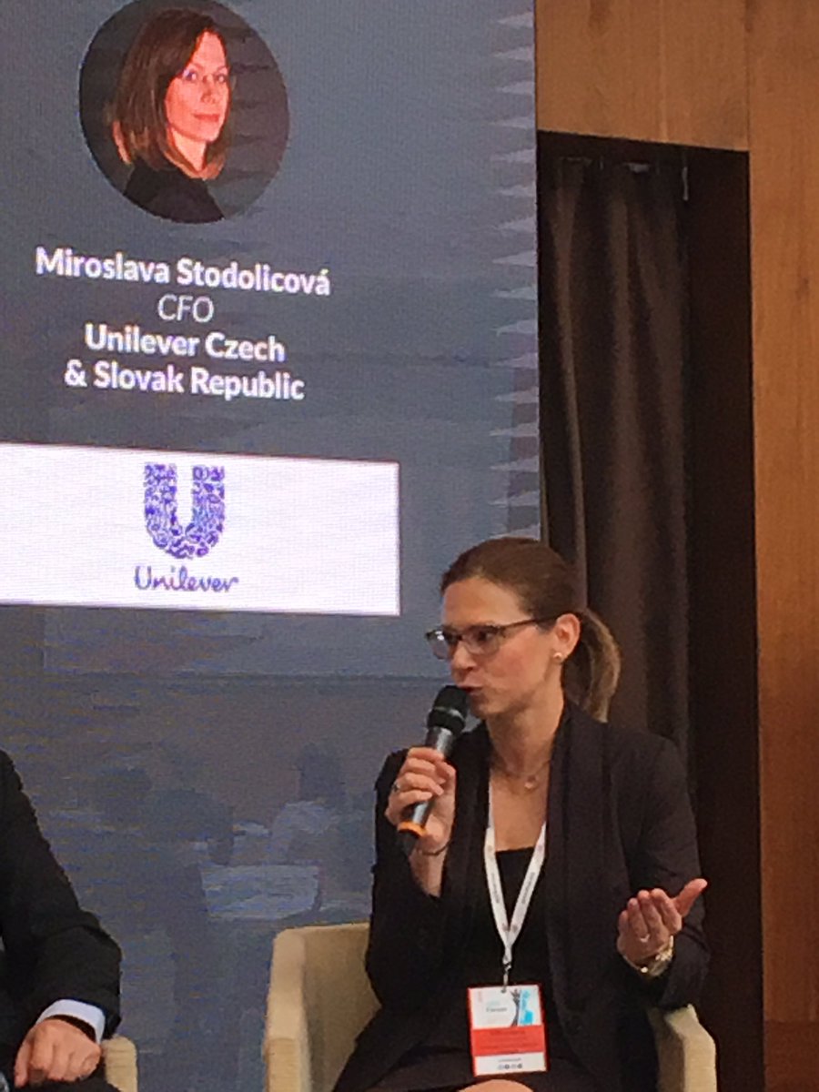vladimirvano's tweet photo. RT @EBCG_Events: Miroslava Stodolicova, #CFO of @Unilever on #digitalisation #robot #automation #efficiency #cfoforumsk #ebcg #cfo #finance https://t.co/21zdMEYH9V