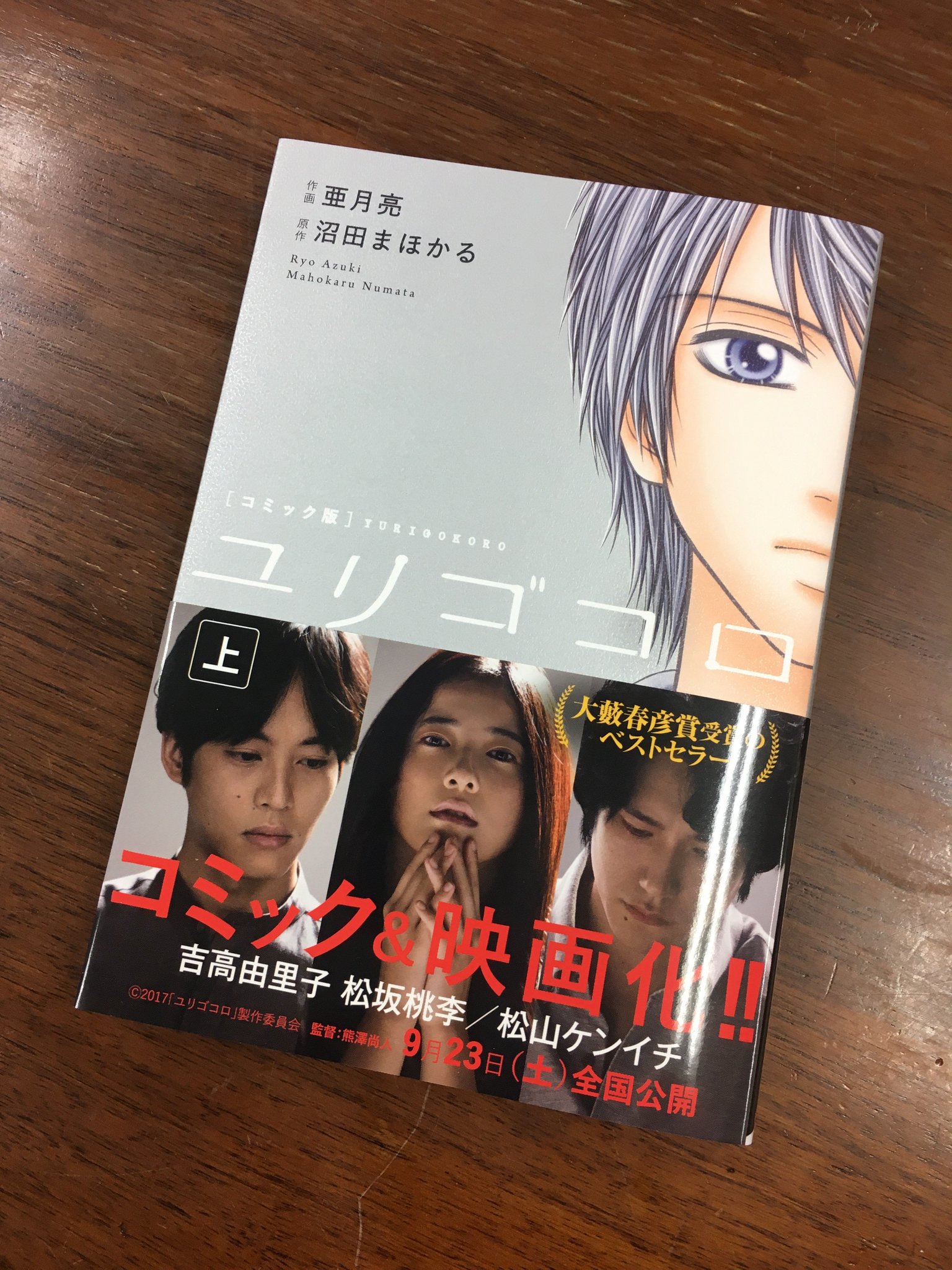 井上則人デザイン事務所 No Twitter ユリゴコロ 上 下 作画 亜月亮 原作 沼田まほかる 双葉社