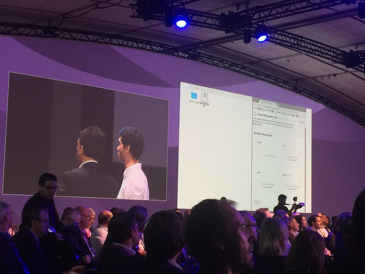 s_jezequel's tweet photo. Apprendre à #watson le sentiment de la surprise en visual recognition en LIVE !! C'est #WatsonSummitFr @nsekkaki https://t.co/xBZj5hG4Zi