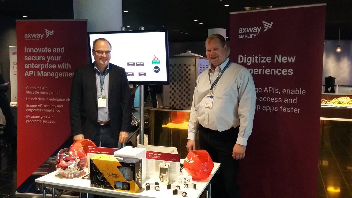 AxwayUKND's tweet photo. Meet @axway team at @nordicapis to learn how to #innovate and #Secure your enterprise with #apimanagement https://t.co/0pZZkLbLL8