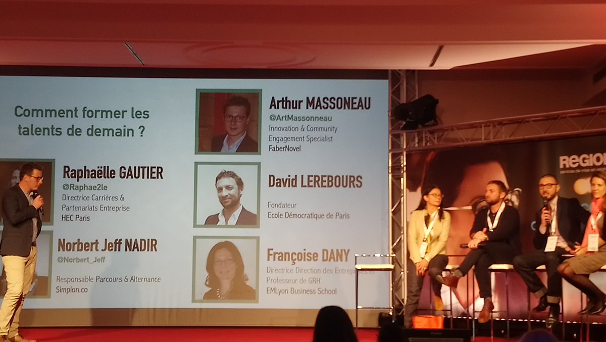 marcperennes's tweet photo. F. Dany, Directrice des relations entreprises @EMLYON , temoigne a #rmsconf sur l approche #earlymakers #talentsdedemain #equiper https://t.co/fXdI79ixnZ