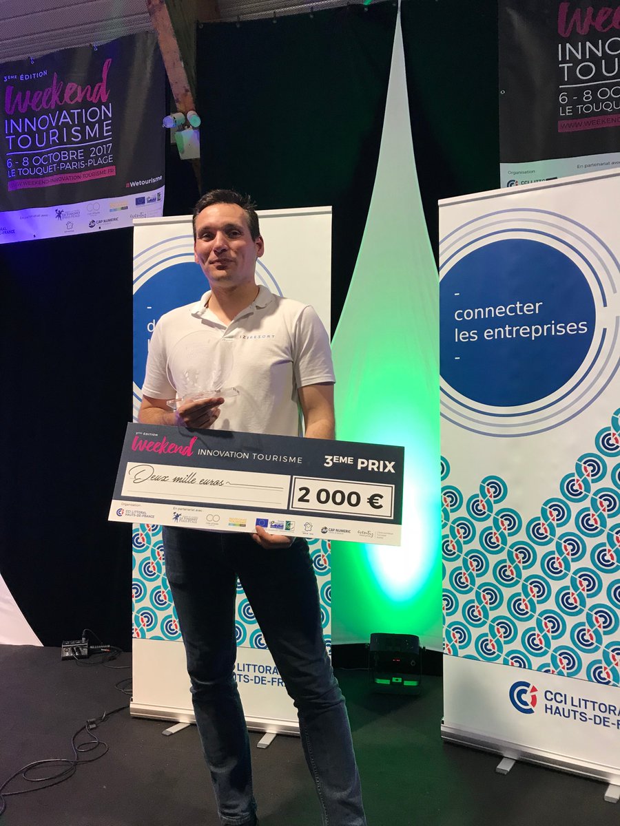 iziresort's tweet photo. Nous venons de remporter le 3ème prix de l'innovation tourisme ! Nous sommes très fiers de cette récompense qui vient saluer notre travail. https://t.co/OFu7iOV447