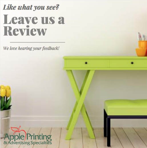 ApplePrintingFL's tweet photo. Have you had a great experience with us? We'd love for you to review us on Facebook! #appleprinting https://t.co/pIrWjEh7DI