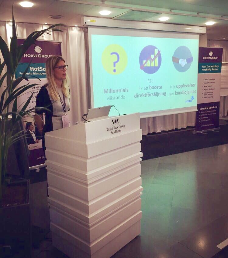 Availpro's tweet photo. #hoistgroup thanks for inviting us to share insights on #directbookings #guestloyalty #millennials w/ #hotels in the Nordics #rms #hoteltech https://t.co/065X1G10E4